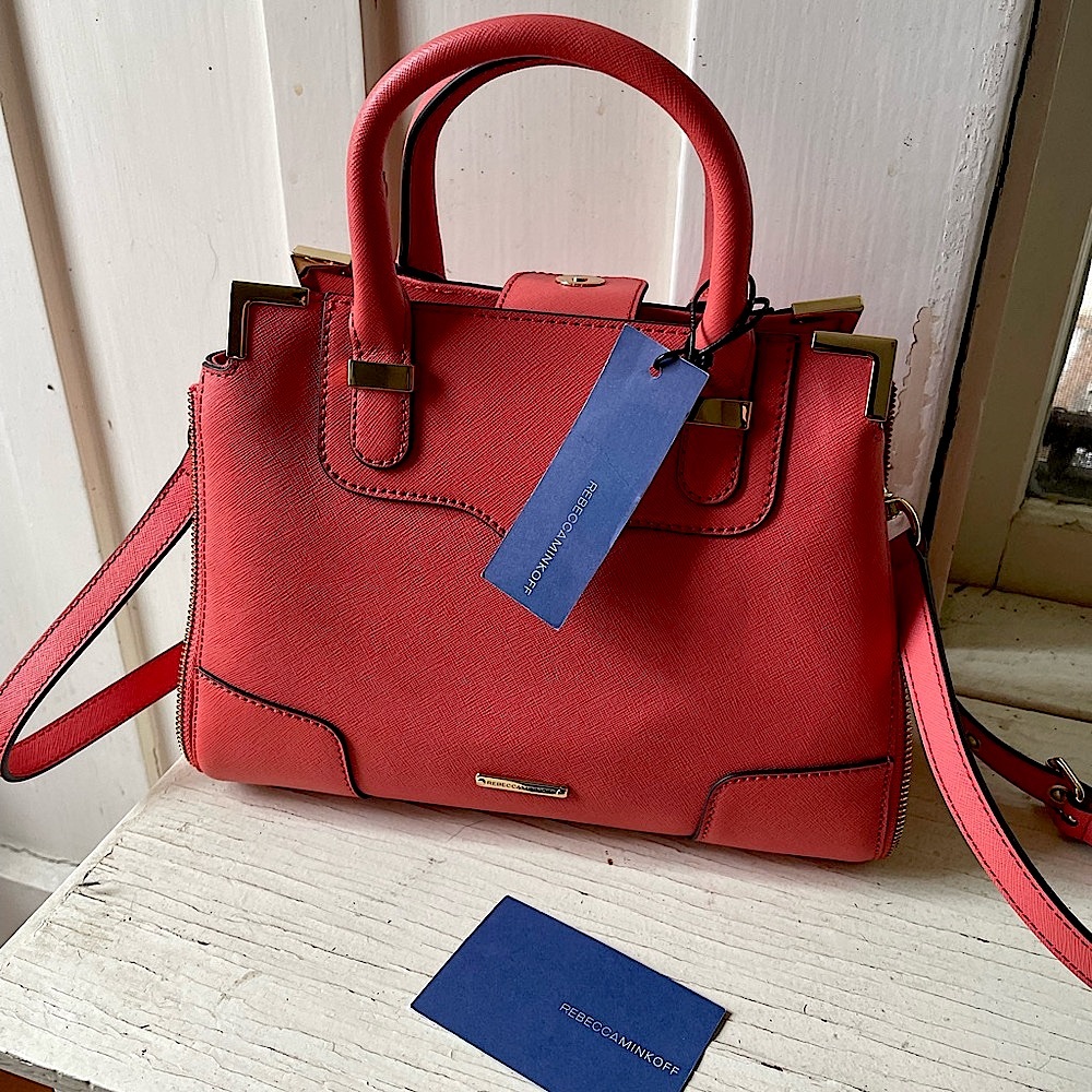Rebecca Minkoff NWT Small Amorous Saffiano Leather Handbag/ Crossbody